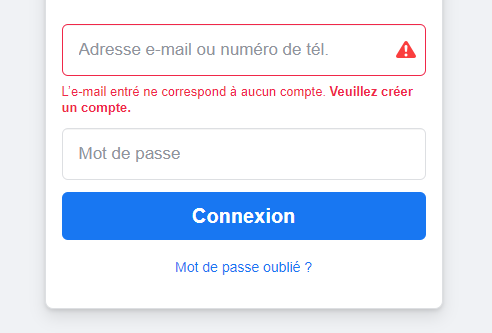  Ici, la nature et la cause de l’erreur sont mentionnées, une indication pour en sortir également. 